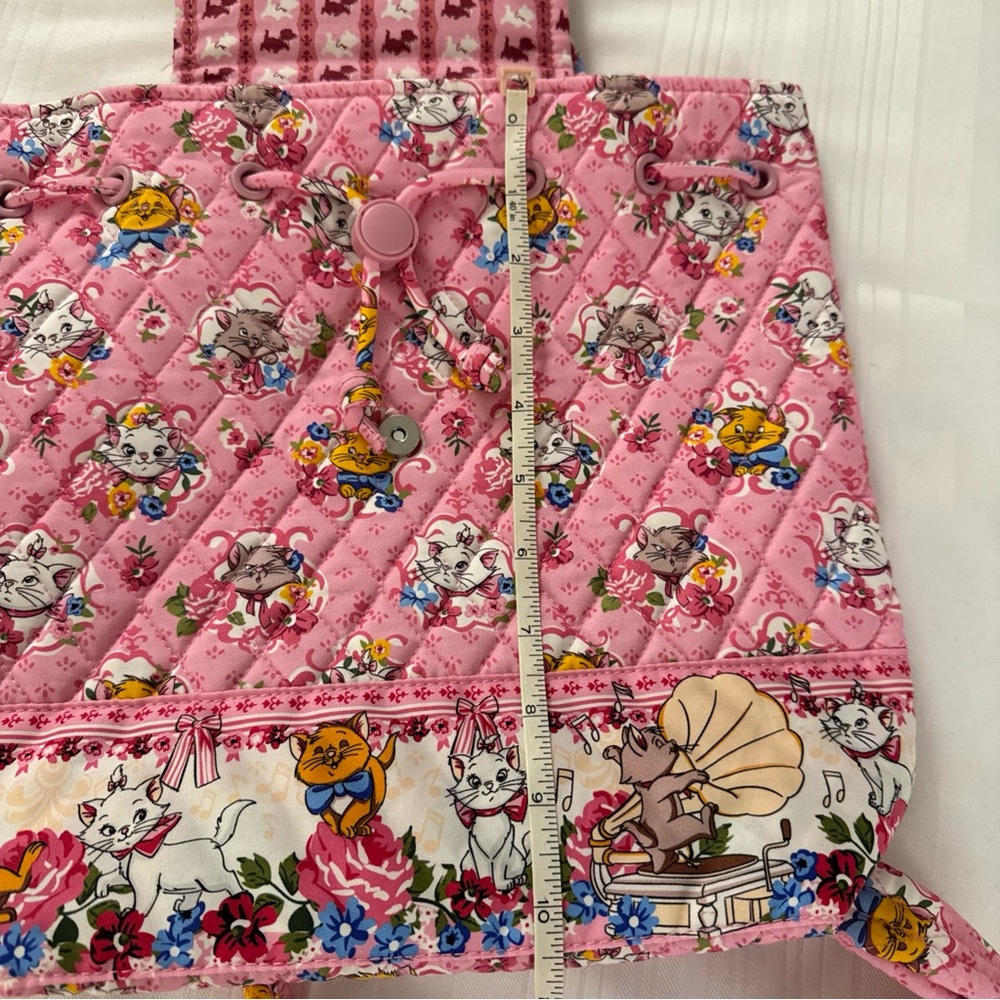 Vera Bradley x Disney The Aristocats, the Original Drawstring Backpack NWT - Picture 6 of 8